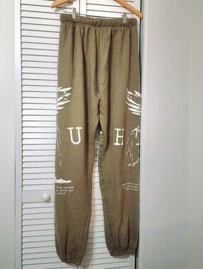 HTFU Gym Rat Joggers Sweat Pants - Army Green Fleece